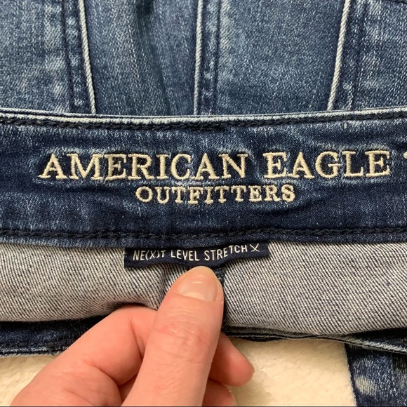American Eagle Dark Wash Skinny Jeans - Picture 4 of 5